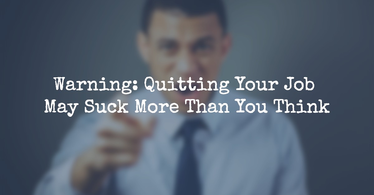 quitting your job