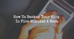 blog backup